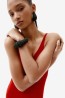 Pulsera statement con cuentas de vidrio