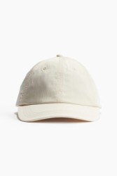 Gorra en sarga de algodón