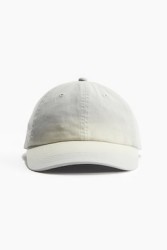 Gorra en sarga de algodón