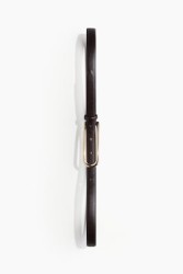Cinturón de piel estrecho