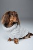 Suéter para perro en tejido trenzado