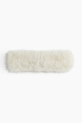 Cinta para cabello vaporosa forro de tejido polar