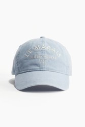 Gorra en sarga con bordado
