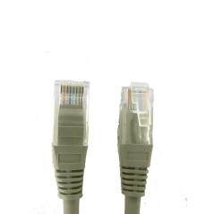 Cable de Parcheo UTP Cat6 1 metro Gris Patch cord Cable de Red ponchado Cable Red Categoria 6 Cat6 Rj45 Utp Ethernet
