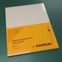 Papel tamaño carta de textura lino marfil