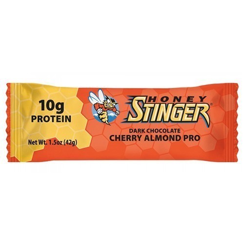 Barras de Proteína Honey Stinger Chocolate, Cereza y Almendra