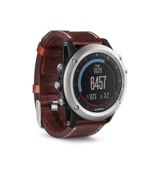 Reloj Multideporte Garmin Fenix 3 con Banda de Cuero III