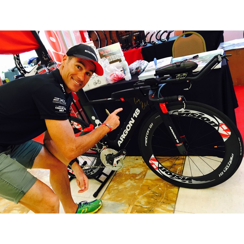 Bicicleta de Triatlón Argon 18 E-119 Tri y (Dura-Ace)