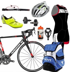 Paquete para Triatlón Distancias Cortas con Bicicleta Hombre