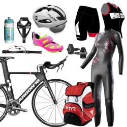 Paquete para Triatlón Distancias Largas con Bicicleta Mujer