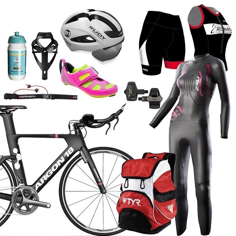 Paquete para Triatlón Distancias Largas con Bicicleta Mujer