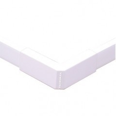 Esquinero Exterior Blanco De PVC Auto Extinguible Codo Exterior Para Canaleta 1619 Canaleta De Plástico PVC