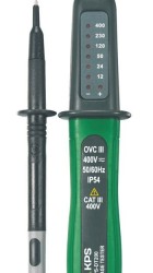 DETECTOR DE TENSIÓN AC/DC CON LEDS CAT. III 400V