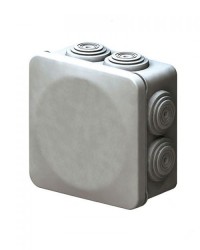 CAJA ESTANCAS IP 55 80X80X45 CON CONOS Y TAPA A PRESION | ROYER