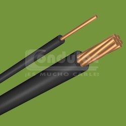 CABLE CON AISLAMIENTO TIPO THW 14 AWG, 90° 600V. COLOR ROJO MCA. CONDULAC