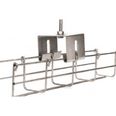 Suspensión conjunto, 50mm, con acabado Electro Zinc para varilla de 1/4 y 5/16