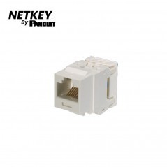 Conector Jack Estilo 110 (de impacto) Tipo Keystone Categoria 6 de 8 posiciones y 8 cables Color Blanco