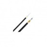 (1 meter) 12-wire Fiber Optic Cable, OM3 50/125 Optimized Multimode, Indoor/Outdoor, Dielectric, RISER