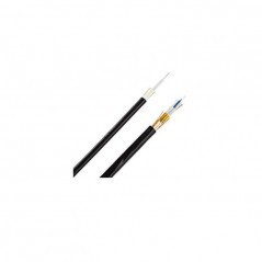 (1 meter) 12-wire Fiber Optic Cable, OM3 50/125 Optimized Multimode, Indoor/Outdoor, Dielectric, RISER