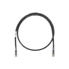 Cable de parcheo UTP Categoría 6, con plug modular en cada extremo - 2 m. - Negro Patch cord Negro Categoría 6