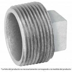 (1 pieza) Tapón Capa Galvanizada 3/4' Tapon para tubo galvanizado conduit de 3/4" Tapa para tubo metalico