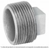 (1 pieza) Tapón Capa Galvanizada 3/4' Tapon para tubo galvanizado conduit de 3/4" Tapa para tubo metalico