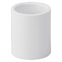 (1 pieza) Cople de PVC de 1/2" Media pulgada 1/2" Pulgada Cople recto de PVC para Agua