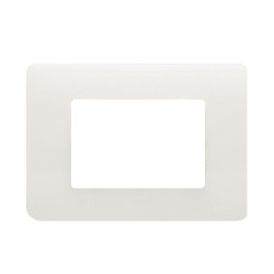 PLACA STYLO 3 MODULOS BLANCO ALPINO STYLO