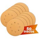 Lija Velcro 5 Pulgadas Madera/pintura Grano 120 con 50 Piezas Bosch