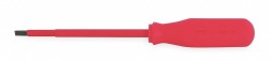 URREA Desarmador, 7-1/2", Aislado, 4", 5/32", Plana