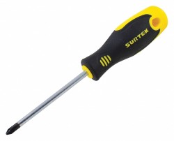 SURTEK Desarmador, 4", Ergonómico, 4", #0, Phillips