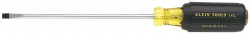 KLEIN TOOLS Desarmador Plano de Uso General, 7-3/4", Ergonómico, 0.19", 4", 3/16", Plana