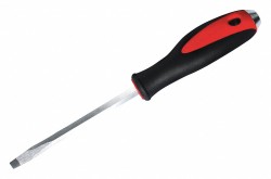 URREA Desarmador, 4", Ergonómico, 8-1/2", 1/4", Plana